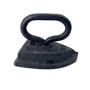 Antique Unbranded SAD Flat Iron Cast Iron Doorstop Farmhouse Rustic Decor